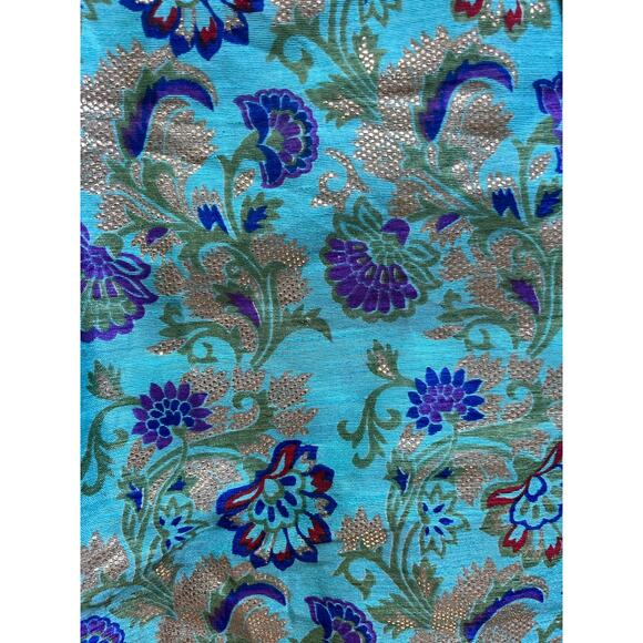 Vintage Floral Maxi Skirt One Size Drawstring waist - Picture 3 of 3